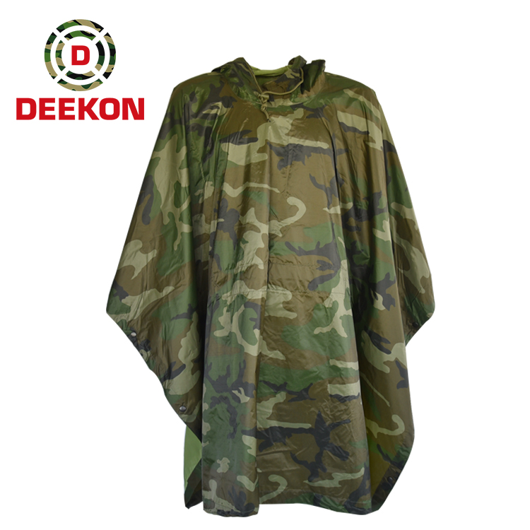 Woodland Camo Rainwear