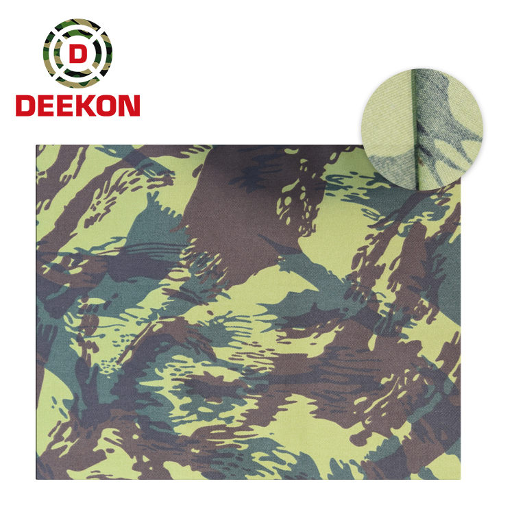 Green Lizard Camouflage Fabric