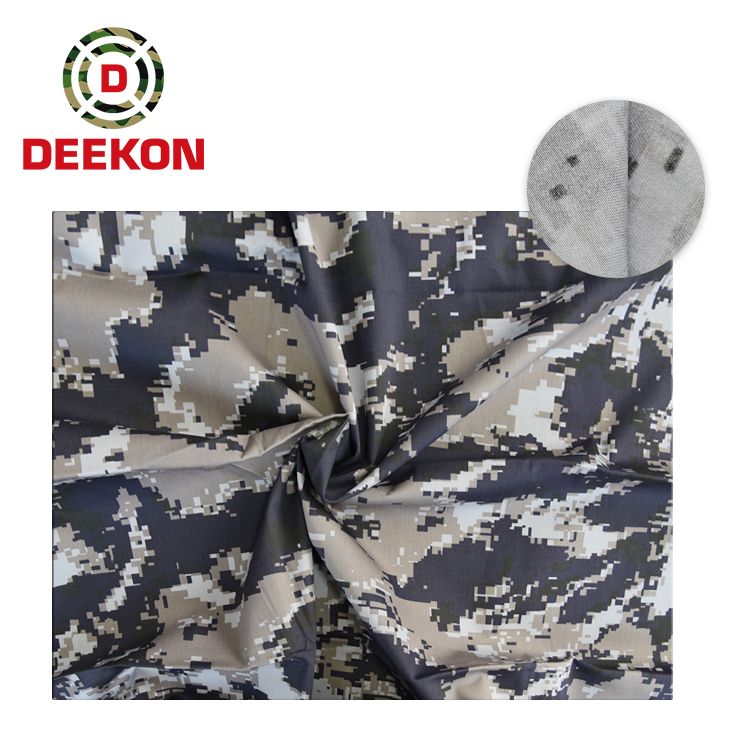 Navy Blue Jordan Digital Camouflage Fabric