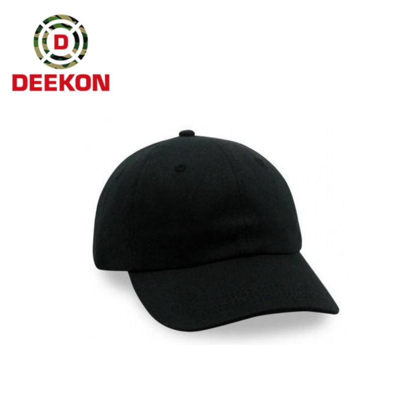 Black Plain Hat