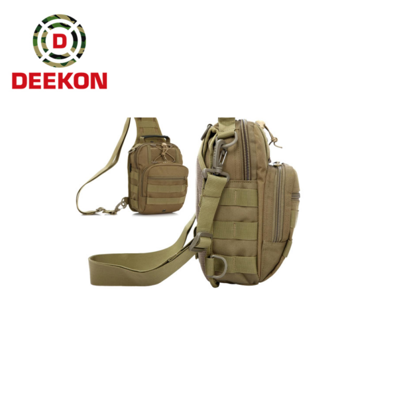 Army Green Pouch With Elastic Cord