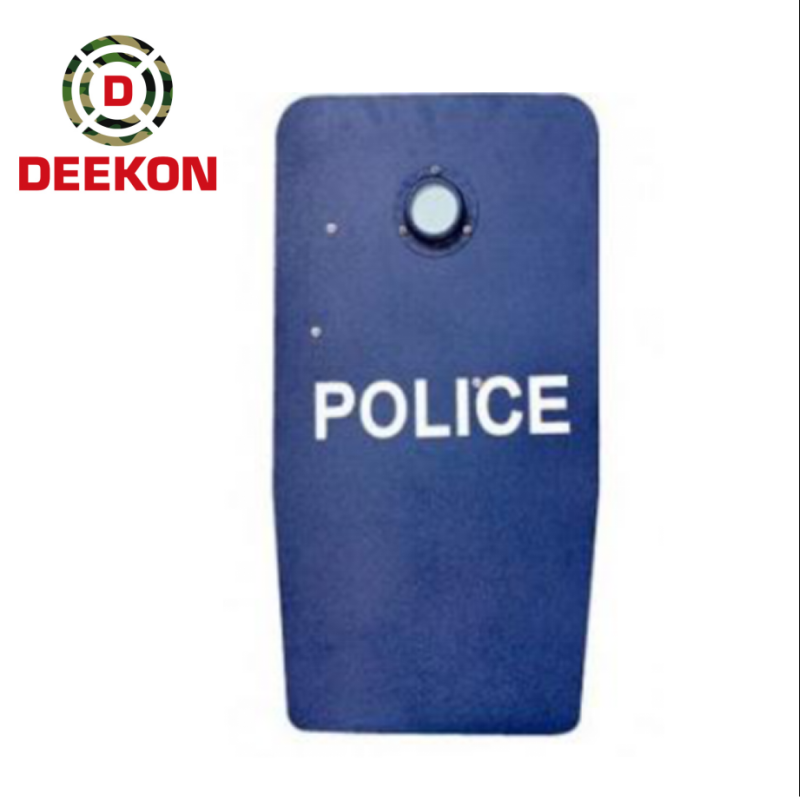 Blue Bulletproof Shield