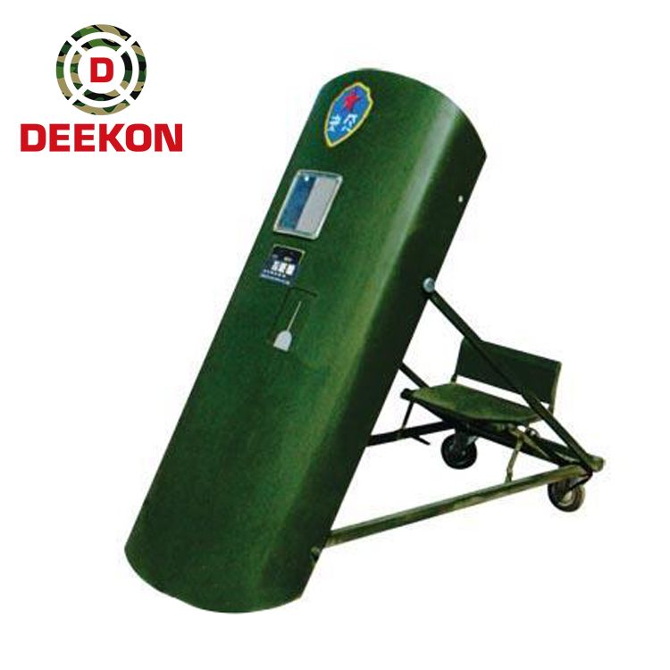 Ballistic Shield With Roller
