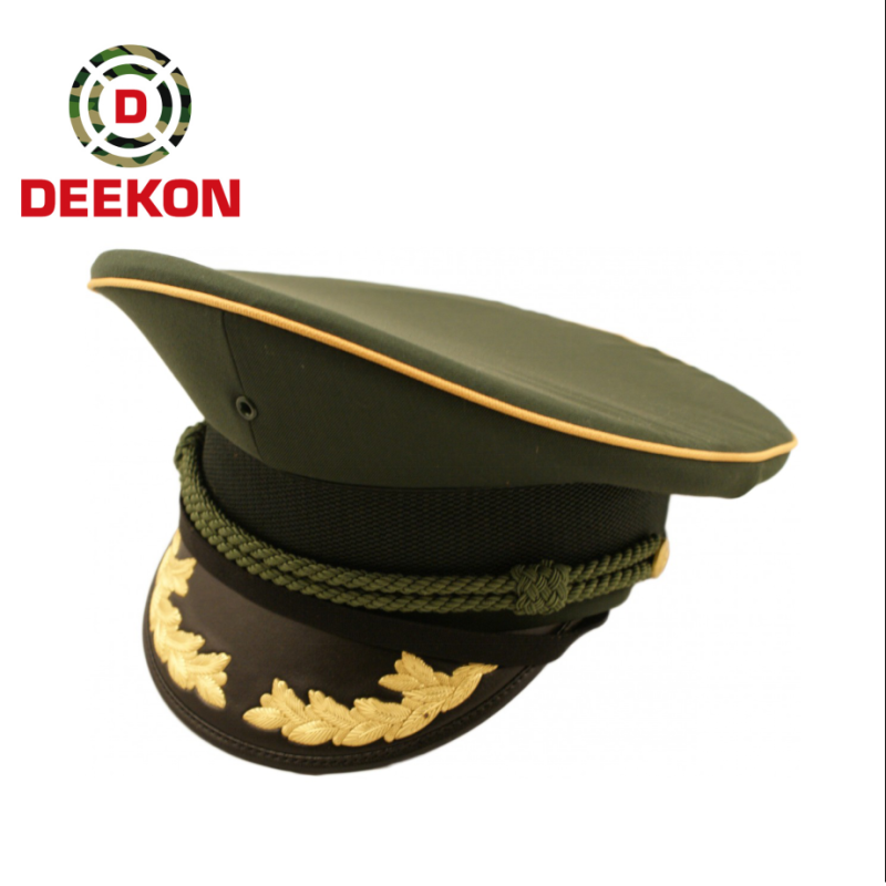 Olive Peaked Cap