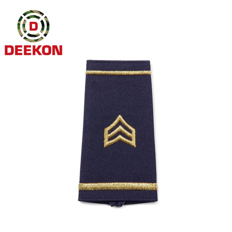 Navy blue epaulettes