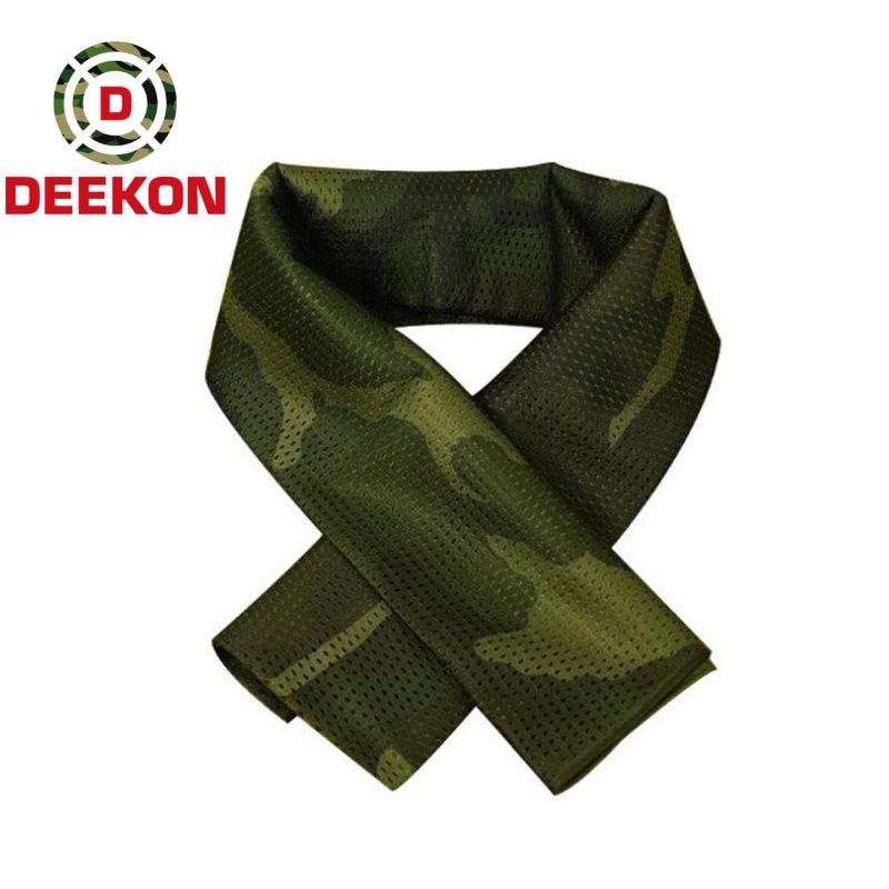 Military woodland scarf