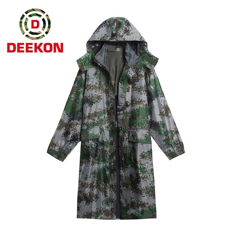 Woodland Digital Long Raincoat
