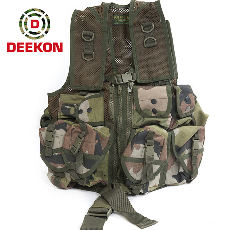 Camo Tactical Vest with Mesh