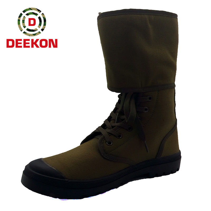Army Jungle Canvas Boot