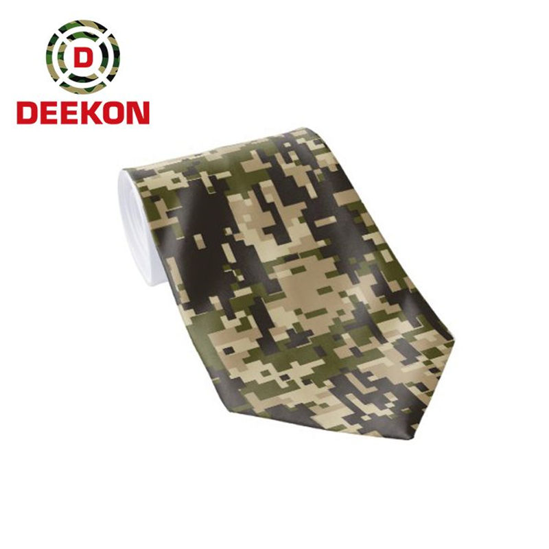 Digital camo neck tie