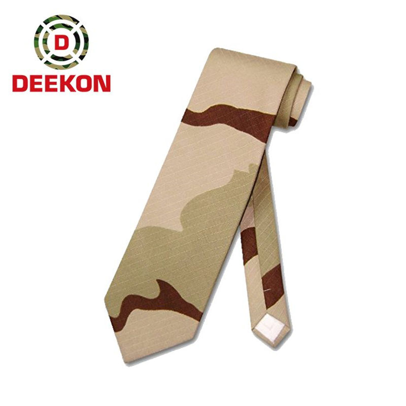 Desert camo neck tie