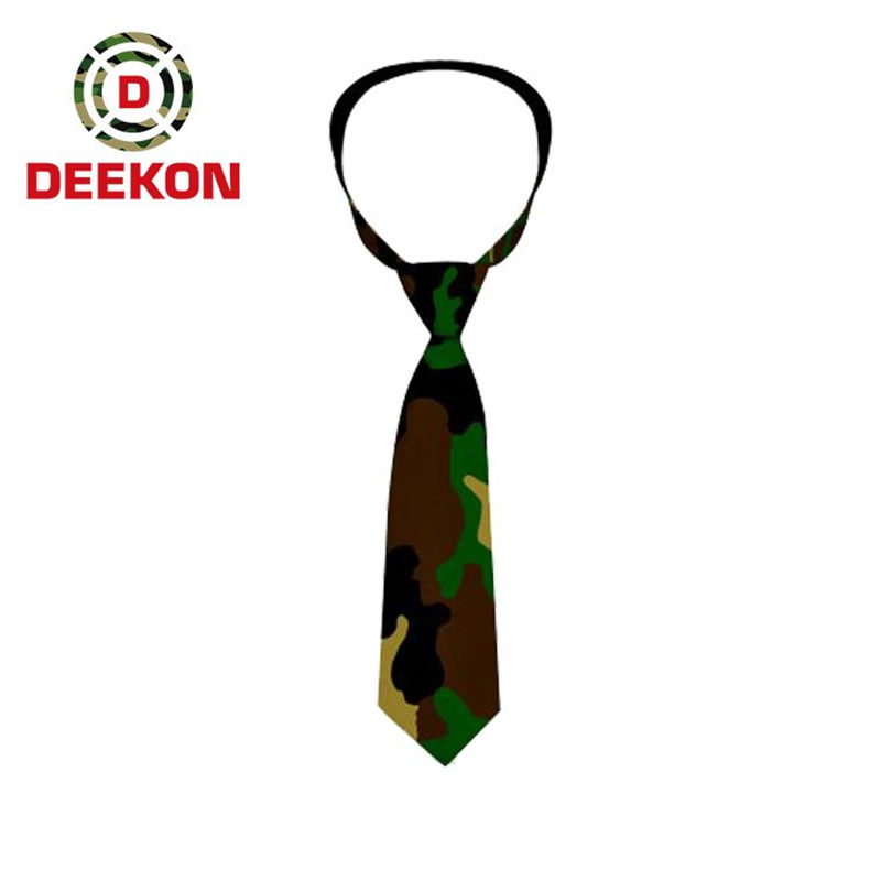 Military woodland neck tie