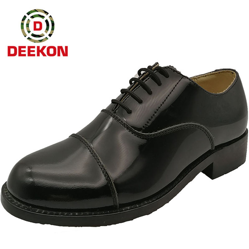 Kenya Police Shiny Leather Duty Shoes