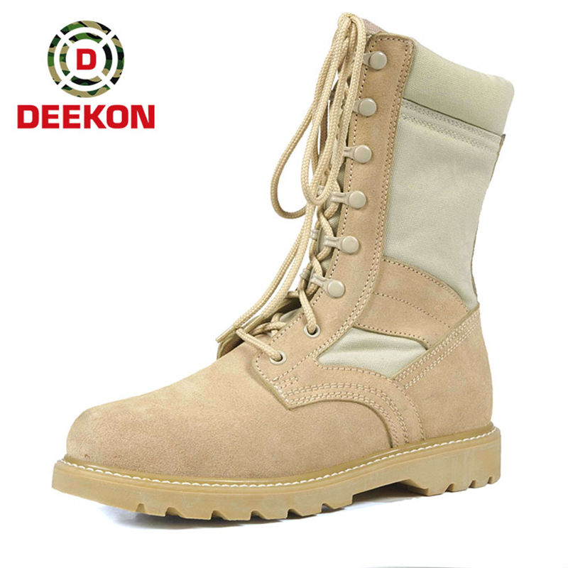 Desert Cement Combat Boot