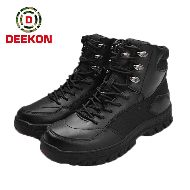 Black Police Duty Boot