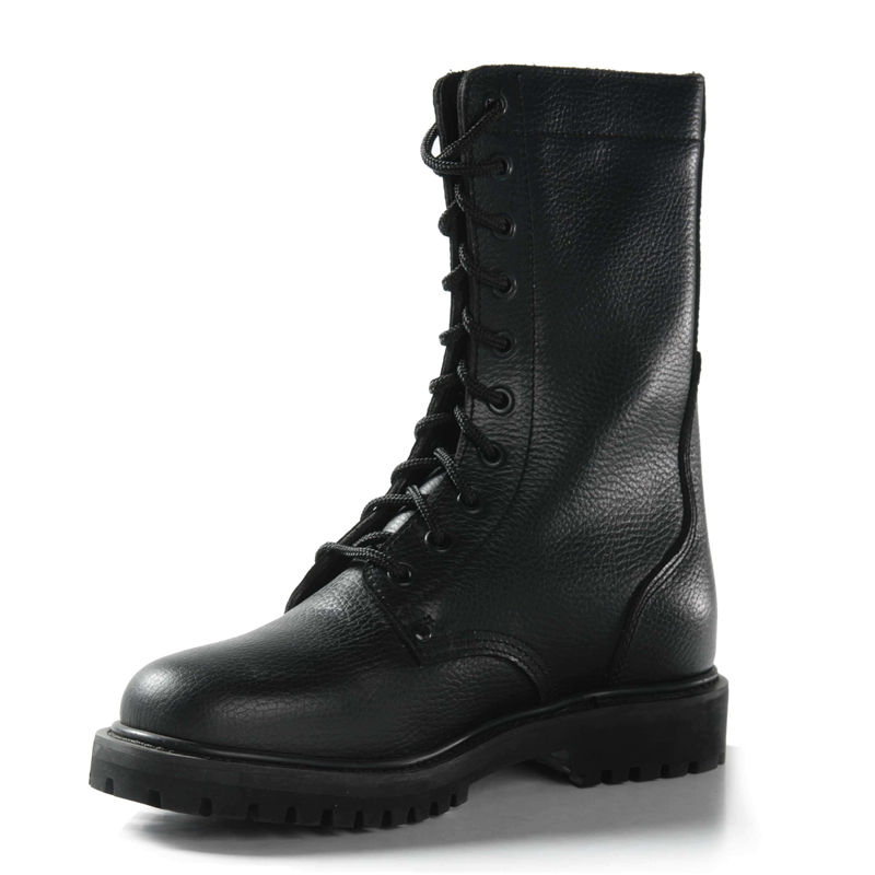 Embossed Full Grain Police Boot
